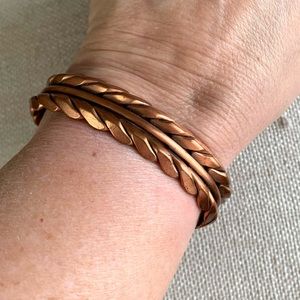 Elegant Copper Cuff Bracelet